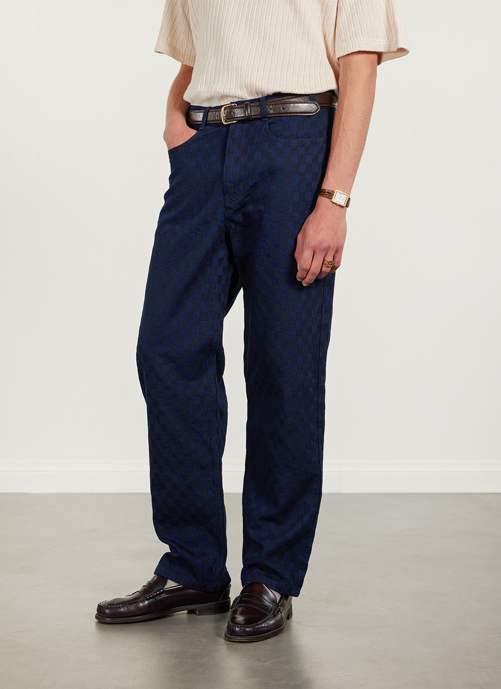 Navy With Black