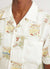 Checkerboard Cuban Shirt | Tapestry Linen | Ecru