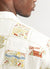 Checkerboard Cuban Shirt | Tapestry Linen | Ecru