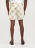Checkerboard Shorts | Embroidered Linen | Ecru