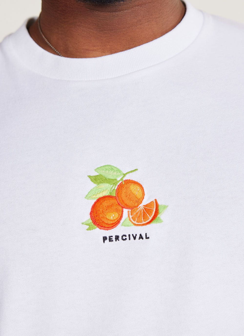 Citrus Oversized T Shirt Embroidered Organic Cotton