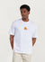 Citrus Oversized Auxiliary T Shirt | Embroidered Organic Cotton | White