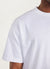 Koi Carp Oversized Auxiliary T Shirt | Embroidered Organic Cotton | White