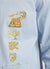 Cul De Sac Overshirt | Embroidered Cotton Twill | Blue Opal