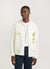 Cul De Sac Overshirt | Embroidered Cotton Twill | Ecru
