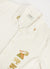 Cul De Sac Overshirt | Embroidered Cotton Twill | Ecru