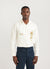 Cul De Sac Overshirt | Embroidered Cotton Twill | Ecru