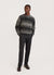 Deku Gradient Crew Neck Jumper | Mohair | Black