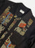 Foragers Overshirt | Embroidered Cotton Twill | Black