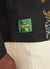 Foragers Overshirt | Embroidered Cotton Twill | Black