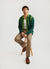 Giddy Up Button Through Knitted Shirt | Seinfeld x Percival | Green