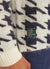 Houndstooth Rugby Shirt | Mohair | Ecru