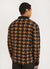 Houndstooth Rugby Shirt | Mohair | Tan