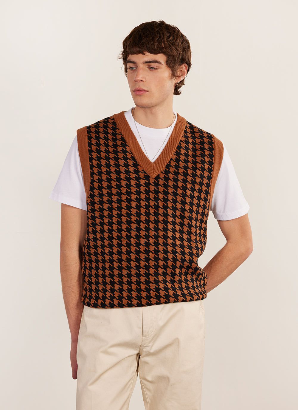 Houndstooth vest hotsell mens