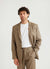 The Kavorka Houndstooth Wool Blazer | Seinfeld x Percival | Tan