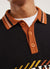 Trackside Knit Polo | Cotton | Black