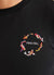 Koi Carp T Shirt | Embroidered Organic Cotton | Black