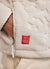 Embroidered Koi Fleece Jacket | Ecru