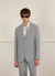 Tailored Linen Blazer | Light Blue
