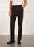 Tailored Linen Trousers | Black