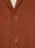 Relaxed Tailored Linen Blazer | Rust