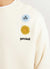 Lunar Omen Sweatshirt | Embroidered Organic Cotton | Ecru