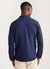 Long Sleeve Cuban Shirt | Tech Pique Weave | Navy