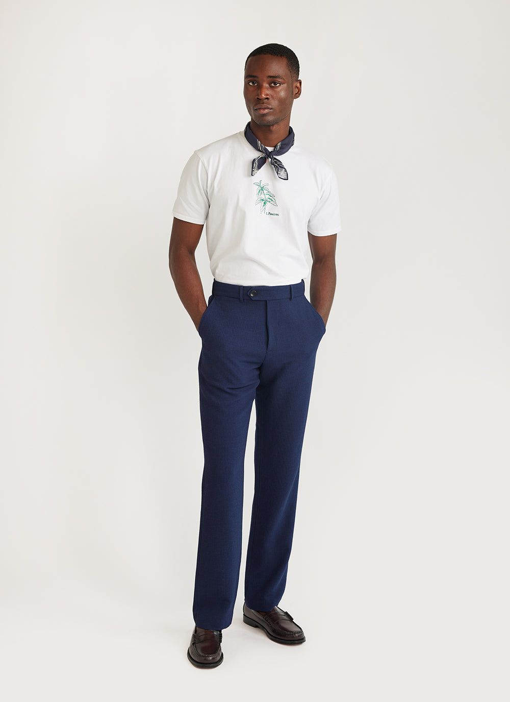 Straight leg on sale suit trousers