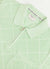 Nawa Diamond Zip Polo Shirt | Knitted Cotton | Mint