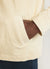 Nettle Zip Overshirt | Embroidered Corduroy | Ecru