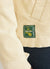 Nettle Zip Overshirt | Embroidered Corduroy | Ecru