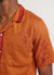 Nettle Cuban Linen Shirt | Brick