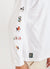 Nightmare Long Sleeve T Shirt | Embroidered Organic Cotton | White