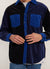 Patchwork Pearce Oversized Shirt | Corduroy | Blue Multi