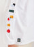 Patch Long Sleeve T Shirt | Embroidered Organic Cotton | White