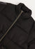 Puffer Jacket | Wool Melton | Black