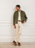 Quilted Classic Shirt | Khaki