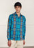 Razzle Check Long Sleeve Shirt | Organic Cotton | Blue Multi