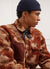 Jacquard Teddy Shell Overshirt | Wool | Rust