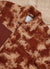 Jacquard Teddy Shell Overshirt | Wool | Rust
