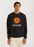 Solar Omen Crew Neck Jumper | Cotton | Black