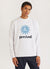 Solar Omen Crew Neck Jumper | Cotton | White