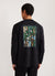 Wizard Long Sleeve T Shirt | Percival x Sophy Hollington | Black