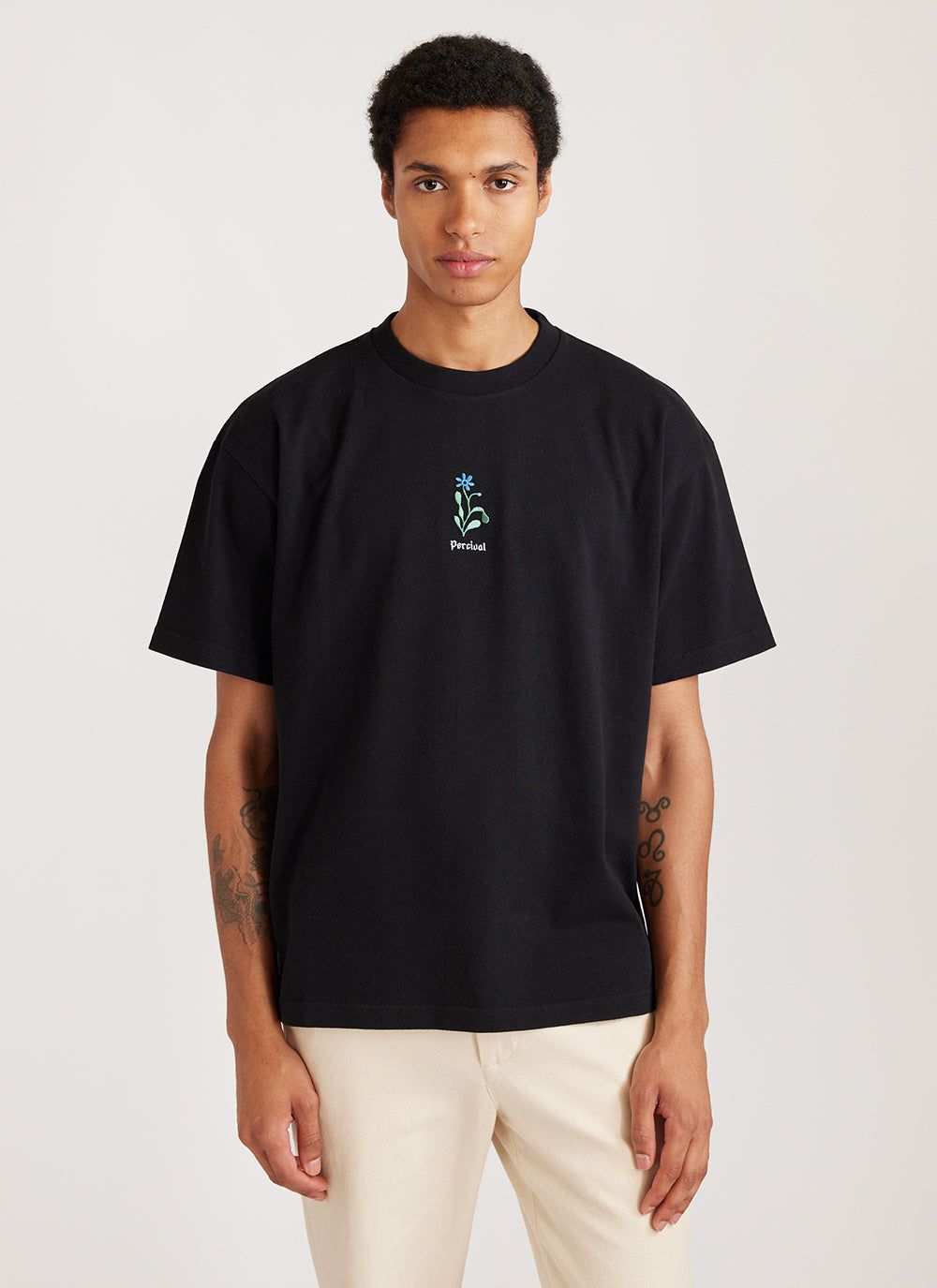 Men's Wildflower Oversized T Shirt | Percival x Sophy Hollington