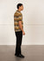 Sour Patch Crochet Cuban Shirt | Tan with Black