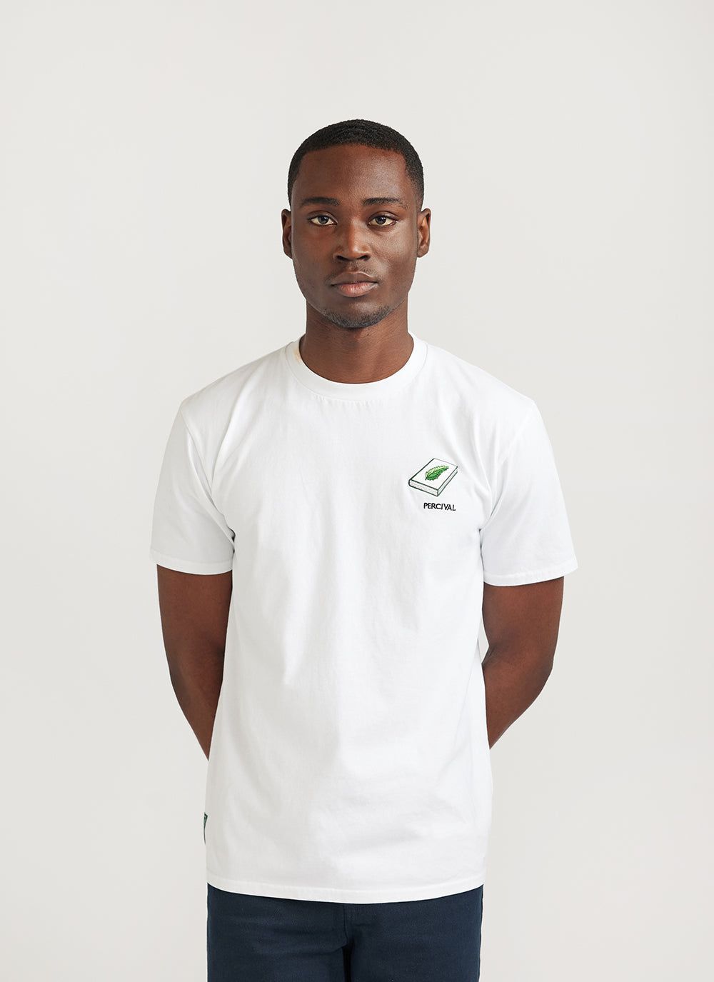 Embroidered tee sales
