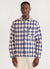 Storybook Shirt | Cotton Twill | Ecru with Blue