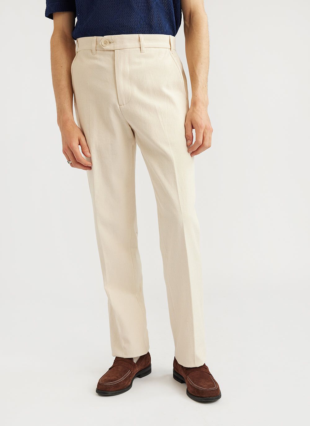 Buy Arrow Regular Fit Autoflex Formal Trousers  NNNOWcom