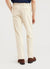 Straight Leg Trouser | Cotton Twill | Ecru