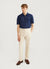 Straight Leg Trouser | Cotton Twill | Ecru